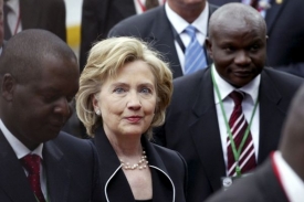 Clintonová v Keni.
